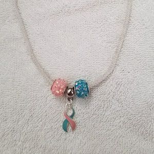 Infant pregnancy loss awareness necklace
